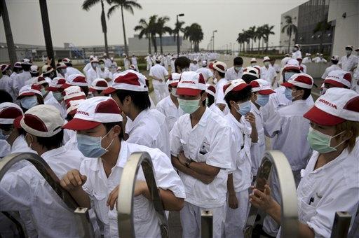 Chinese workers strike at honda a new beginning #4