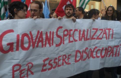 Manifestazione del 2009 ad Ancona, contro la riforma Gelmini